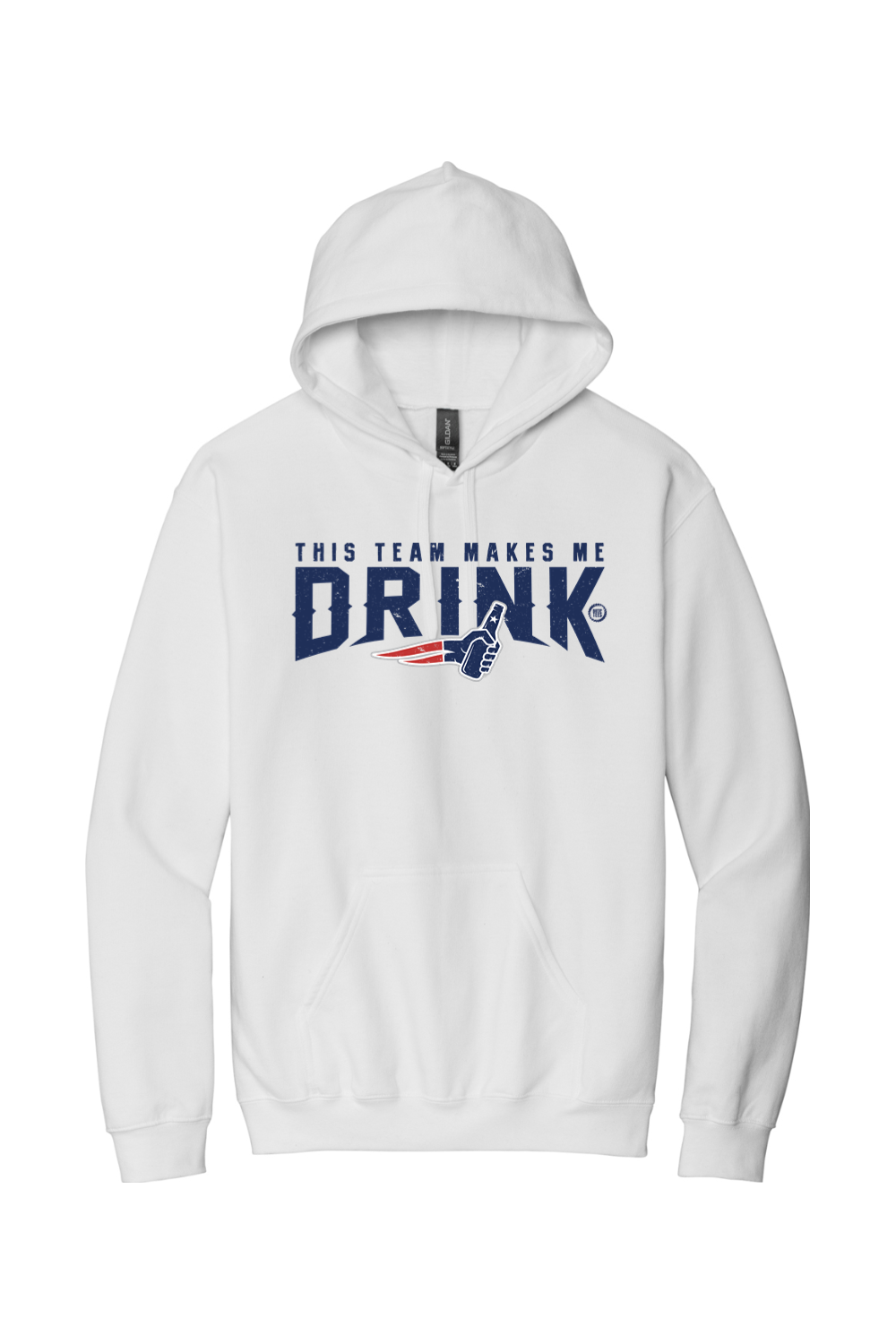 New England This Team Makes Me Drink Hoodie - Men's