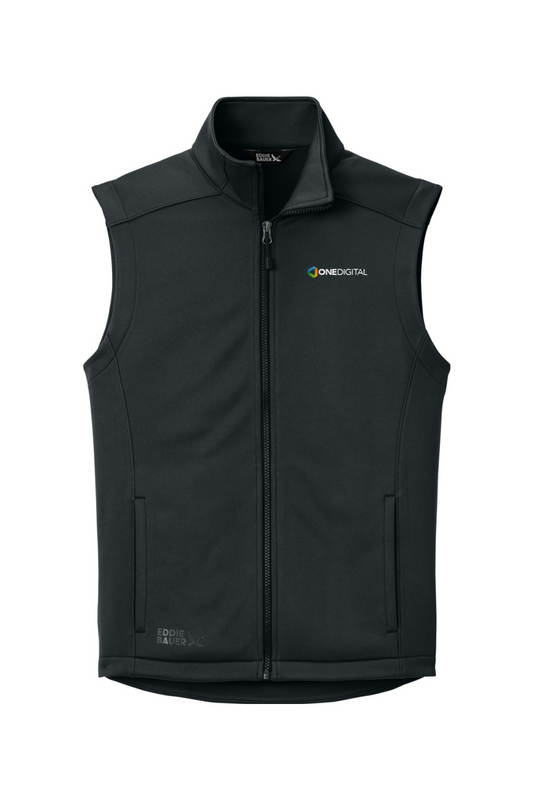 Embroidered One Digital - Eddie Bauer Smooth Mid Layer Fleece Vest