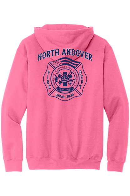 NAFD Breast Cancer Awareness Cotton/Poly Midweight Hoodie - Unisex Adult