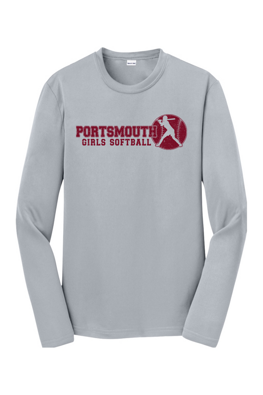 Portsmouth Girls Softball PosiCharge Competitor Long Sleeve Performance T-Shirt - Kid's