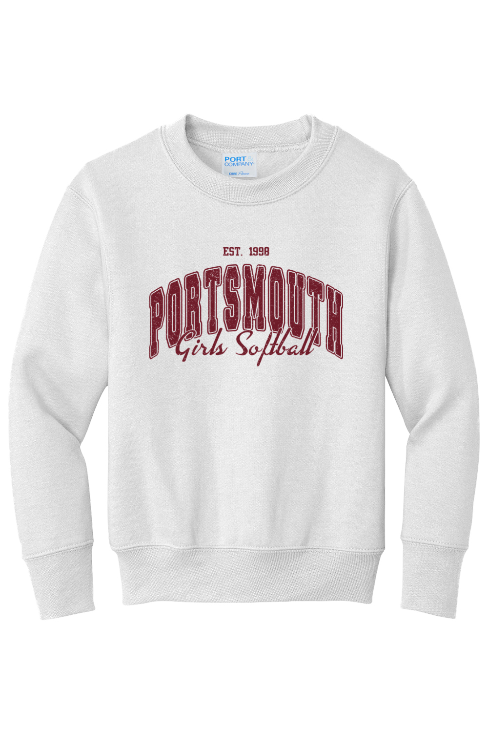 Portsmouth Softball '98 Fleece Crewneck Sweatshirt - Kids