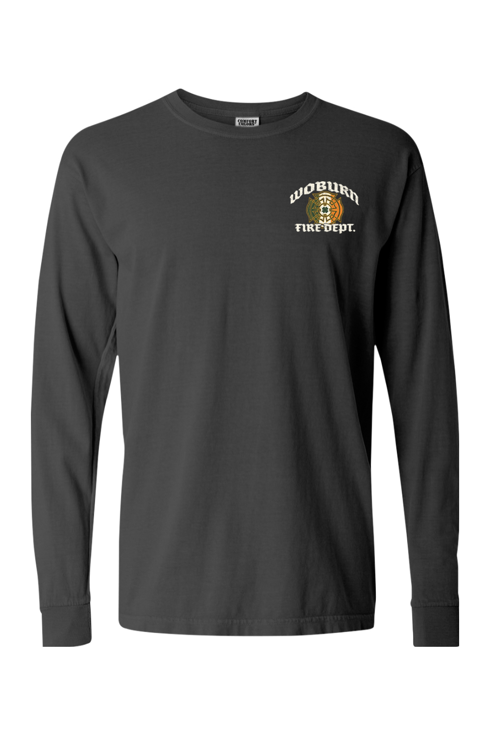Woburn Fire St. Patrick's Day 2026 Comfort Colors Long Sleeve T-Shirt - Men's