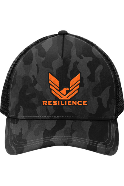 Resilience Medfield Camo Trucker Cap with 3D Emblem