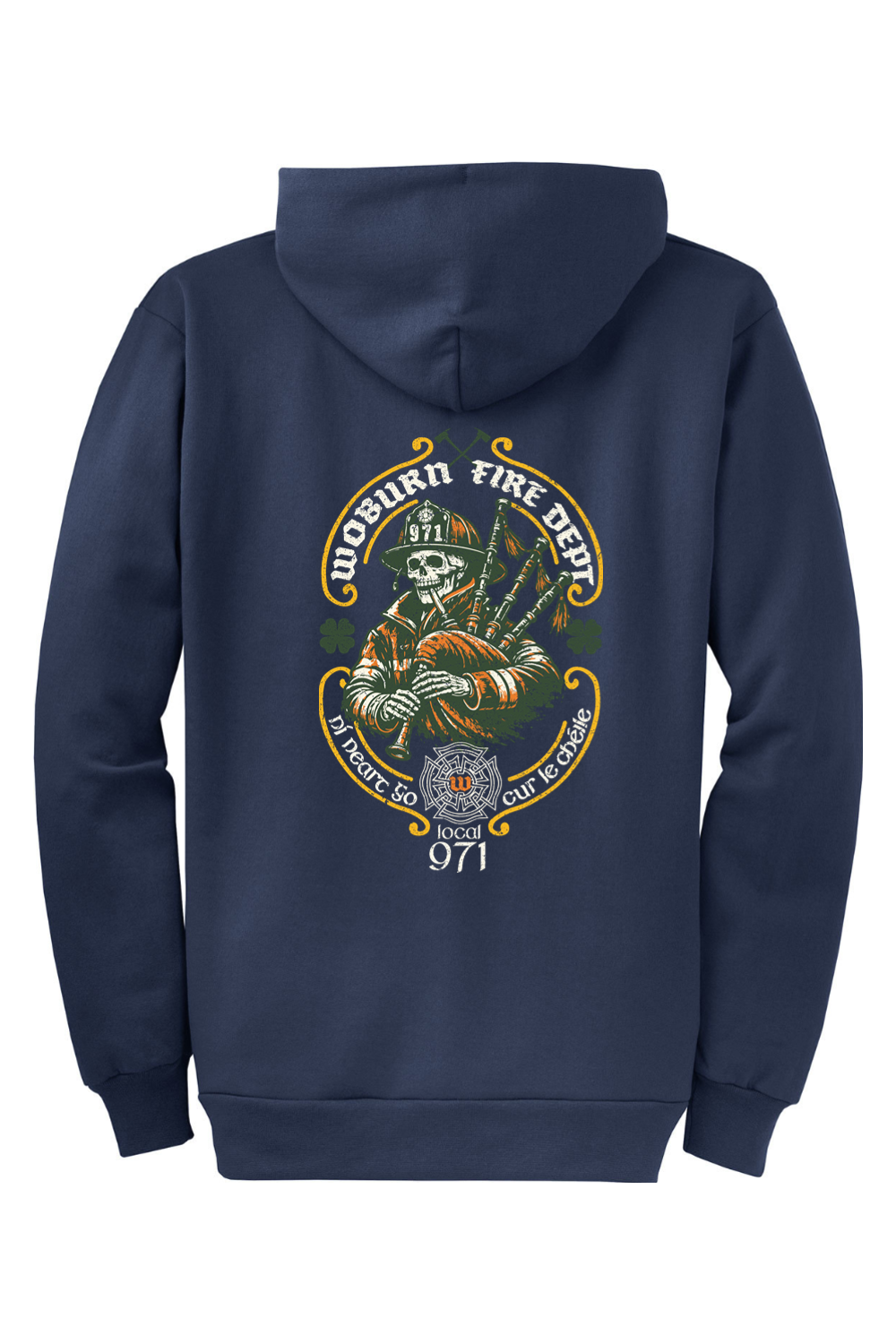 Woburn Fire St. Patrick's Day 2026 Standard Full-Zip Hoodie - Men's