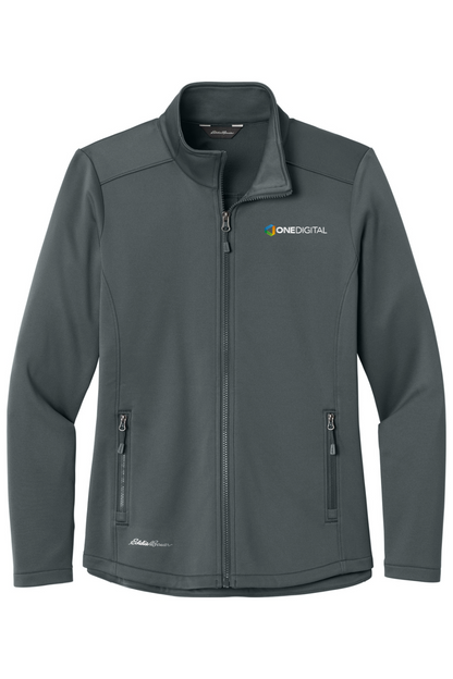 Embroidered One Digital - Eddie Bauer Women's Smooth Mid Layer Fleece Full-Zip