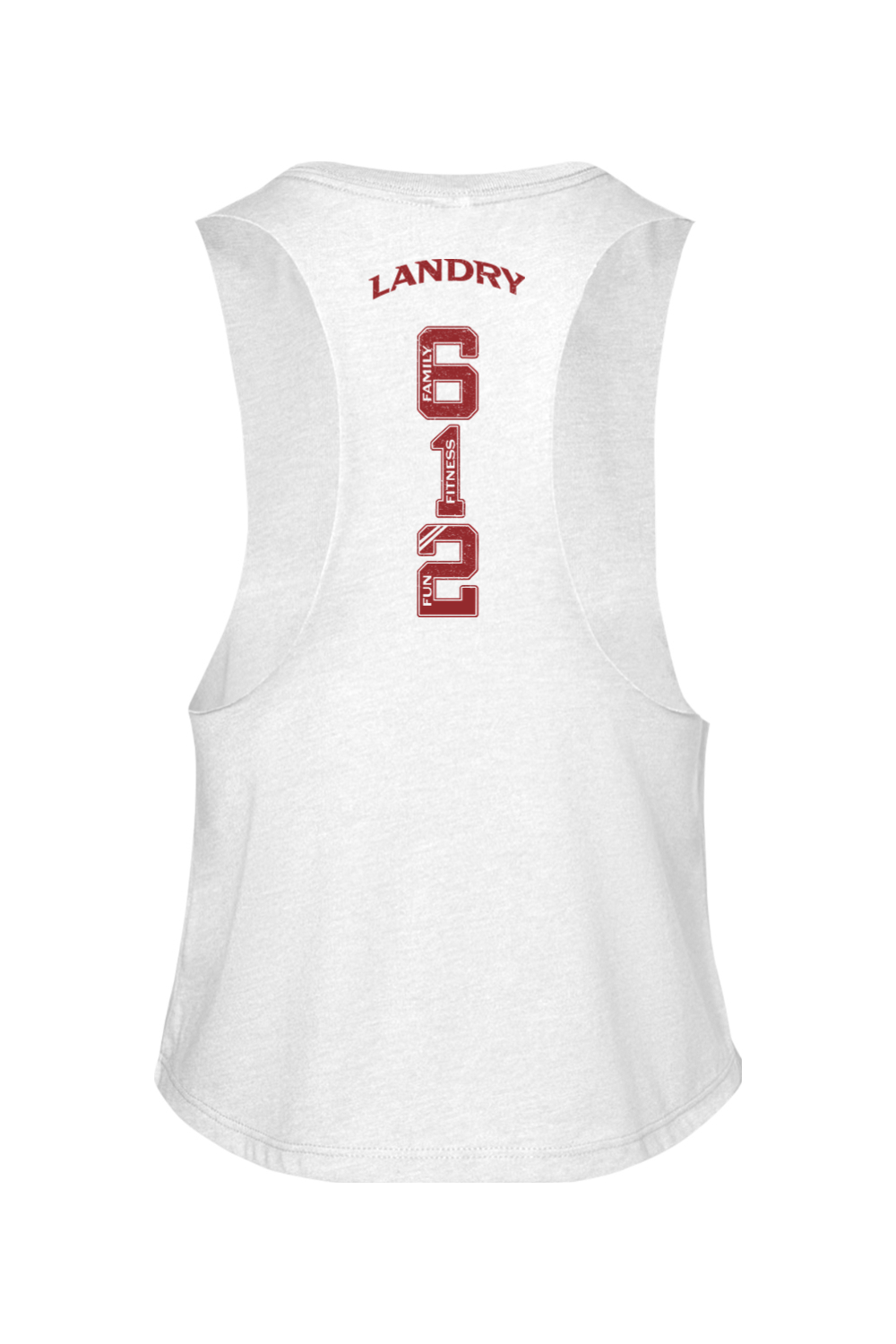 Resilience Landry Day '26 Red Racerback Cropped Tank - Women's