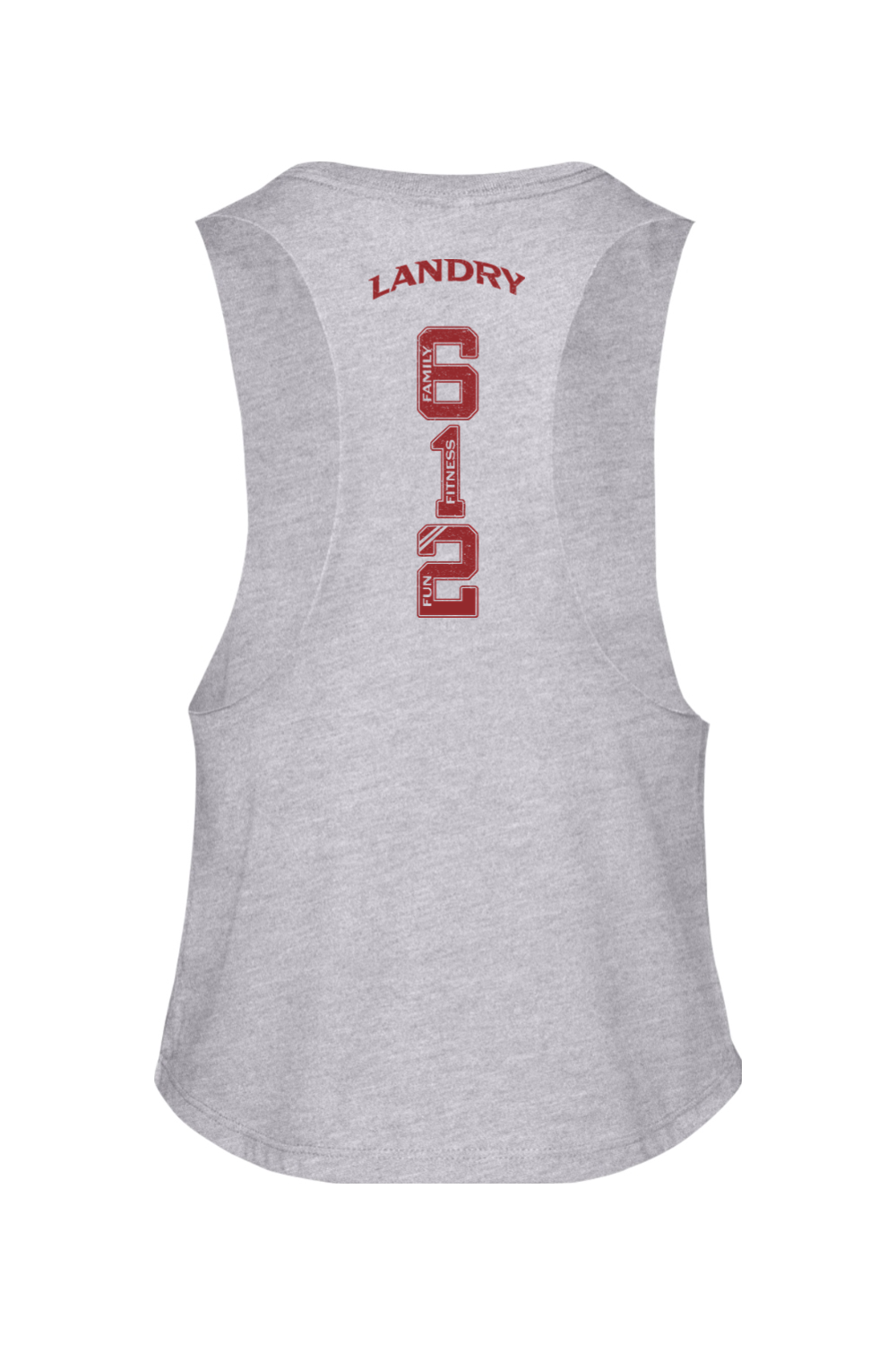 Resilience Landry Day '26 Red Racerback Cropped Tank - Women's