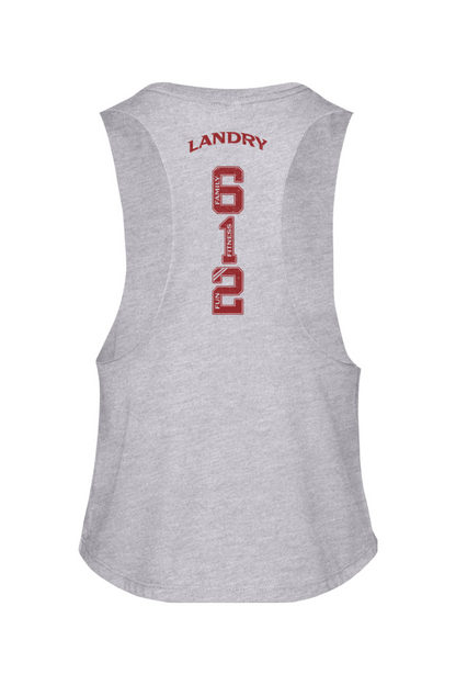 Resilience Landry Day '26 Red Racerback Cropped Tank - Women's
