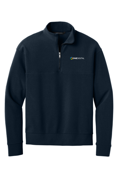 Embroidered One Digital - Mercer+Mettle Linear Texture 1/4-Zip
