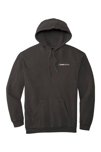 Embroidered One Digital - Comfort Colors Ring Spun Hooded Sweatshirt