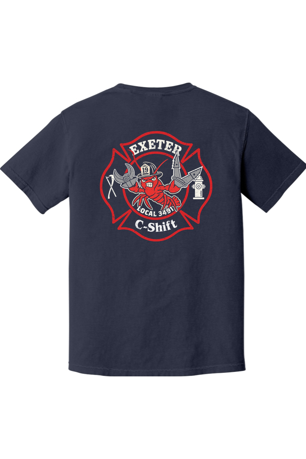 Exeter Fire C-Shift Comfort Colors T-Shirt - Men's