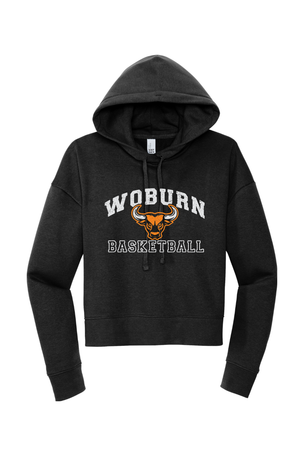 Woburn Basketball Modest Crop Hoodie - Women's