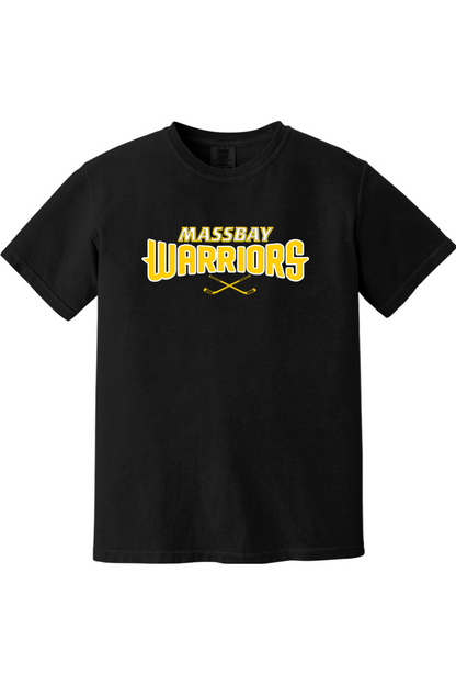 MassBay Warriors Crossed SticksComfort Colors T-Shirt - Unisex Adult