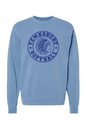 Tewksbury Softball Blue Logo Pigment-Dyed Crewneck Sweatshirt - Men's