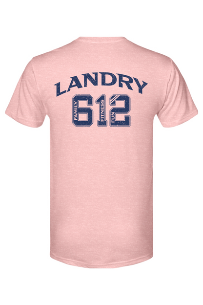 Resilience Landry Day '26 Blue/White Tri-Blend T-Shirt - Men's