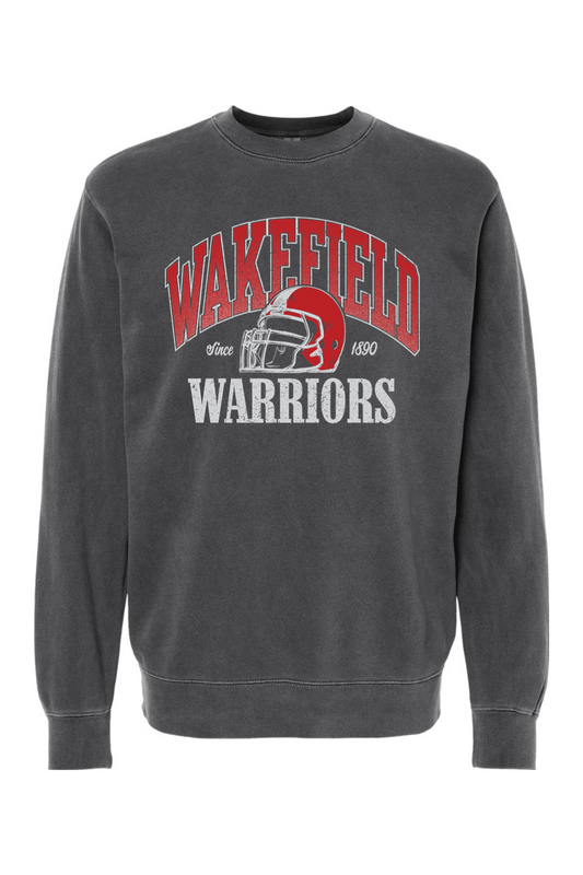 Wakefield Football Retro Midweight Pigment-Dyed Crewneck Sweatshirt - Unisex/Mens