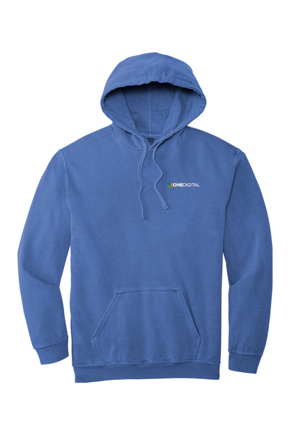 Embroidered One Digital - Comfort Colors Ring Spun Hooded Sweatshirt
