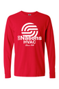 Ug Nasons Distressed Logo Comfort Colors Cotton Long Sleeve T-Shirt - Unisex / Men's