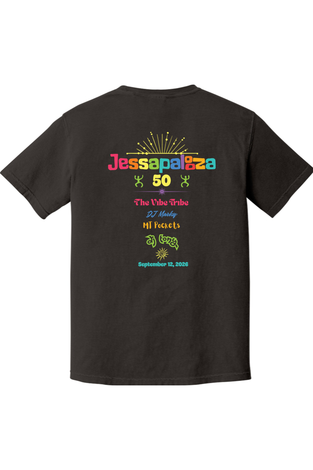 Jessapalooza Color Comfort Colors T-Shirt - Adult Men's/Unisex