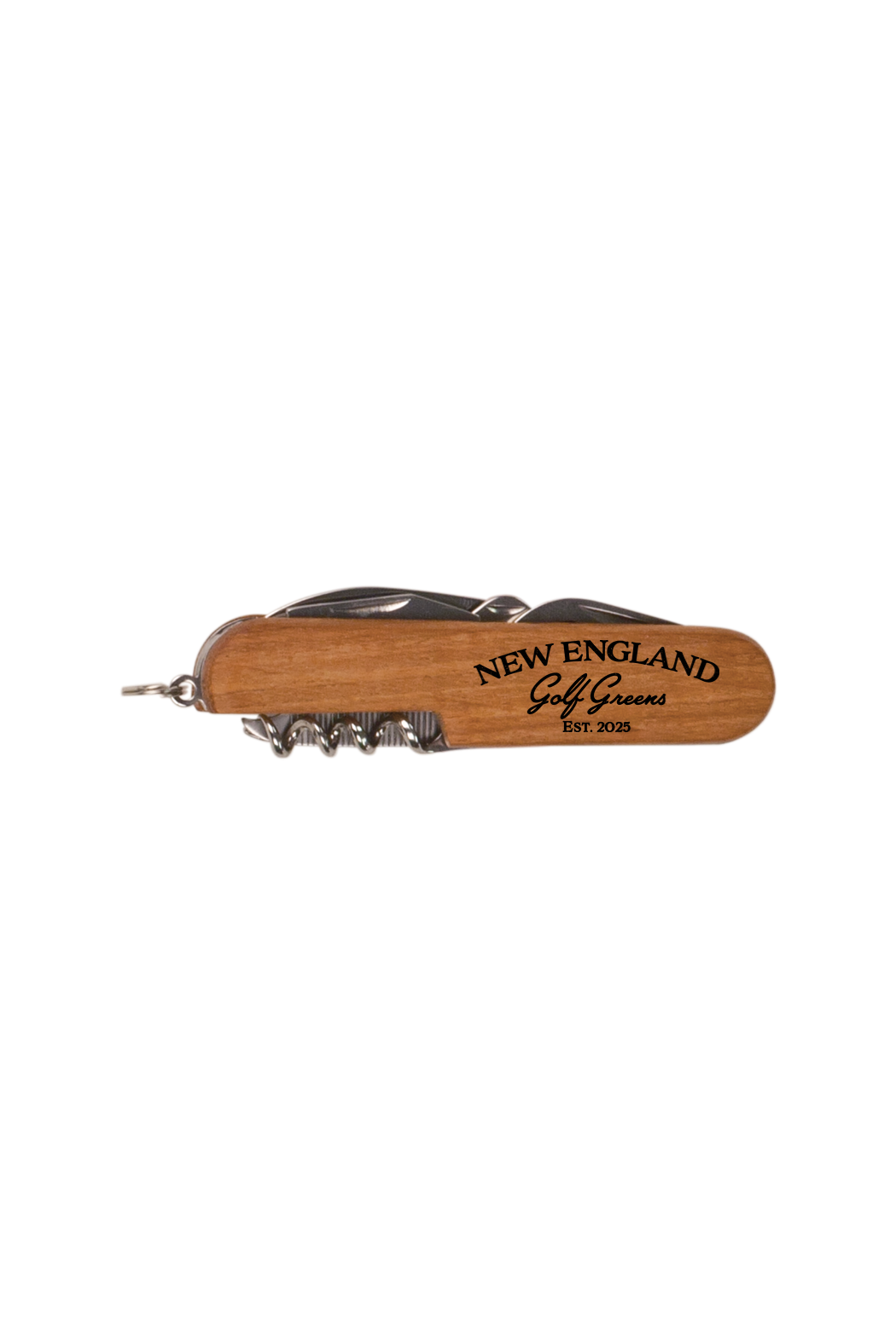 New England Golf Greens 3 1/2" 8-Function Multi-Tool Pocket Knife
