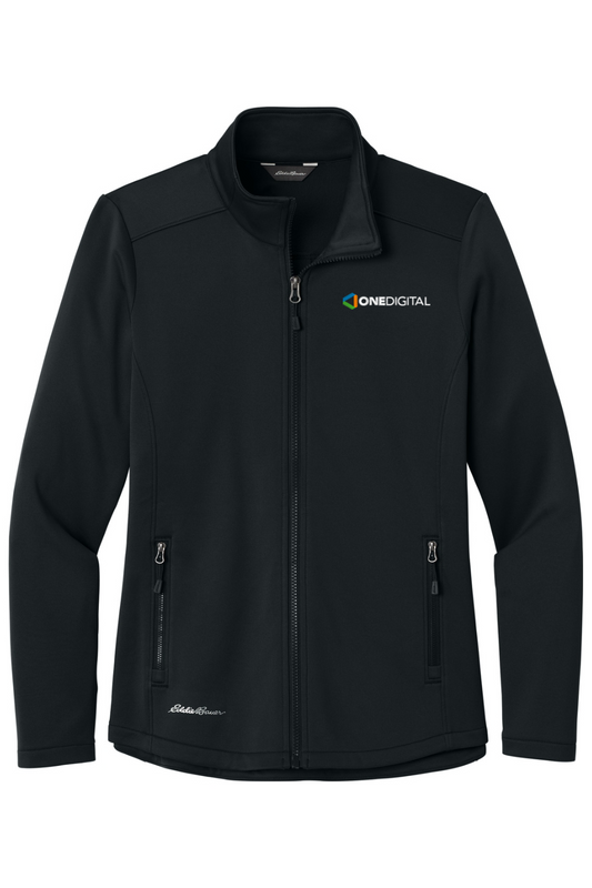 Embroidered One Digital - Eddie Bauer Women's Smooth Mid Layer Fleece Full-Zip