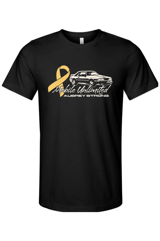 Mobile Unlimited Mustang Aubrey Strong Cotton T-Shirt - Unisex Adult