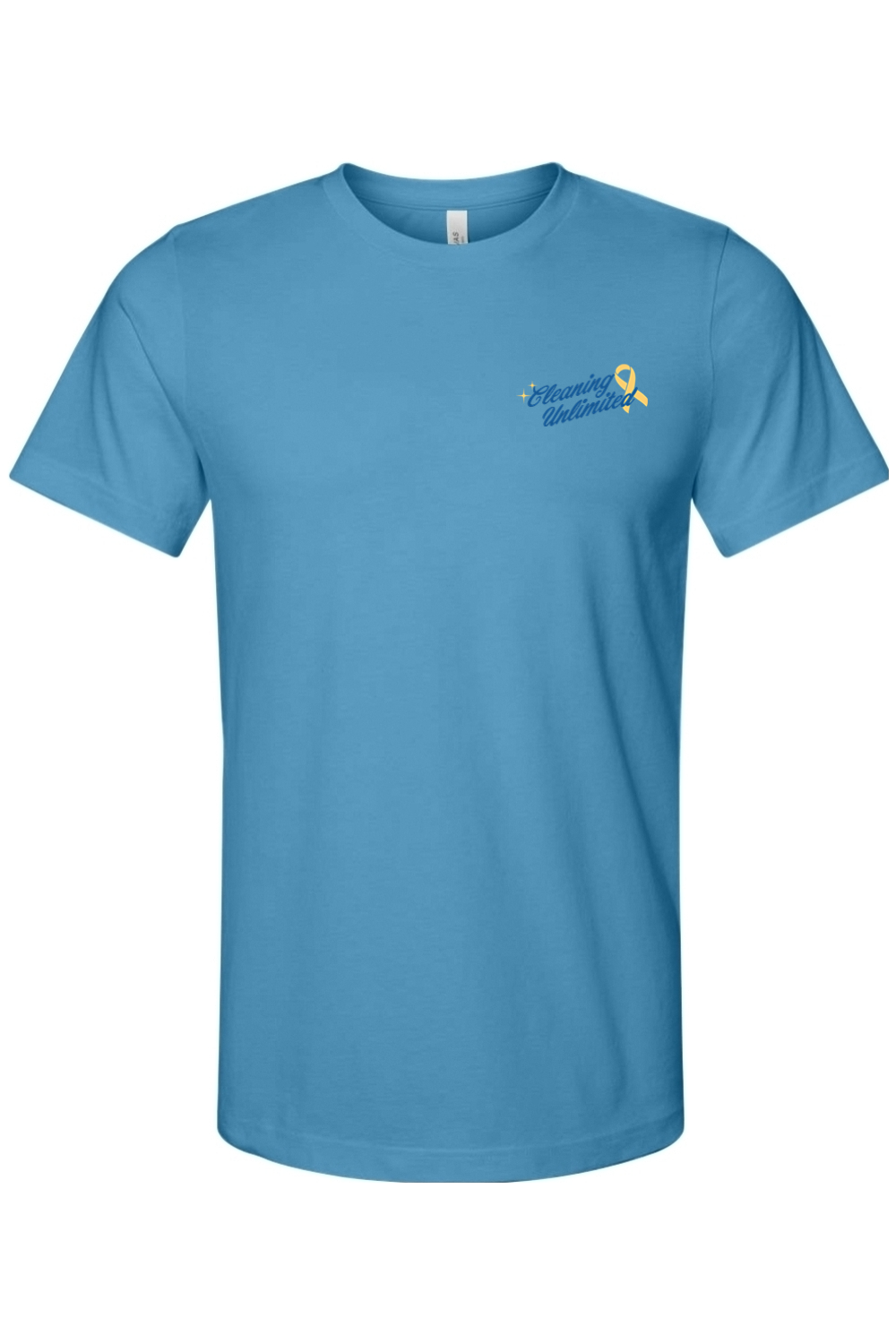 Cleaning Unlimited Summer Blue Cotton T-Shirt - Unisex