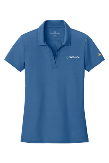 Embroidered One Digital - Brooks Brothers Women's Mesh Pique Performance Polo