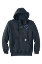 MA State Police Carhartt Rain Defender Paxton Heavyweight Hooded Zip Mock Sweatshirt - Men's