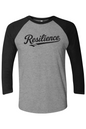 Resilience Script Tri-Blend Three-Quarter Sleeve Raglan Tee - Men's
