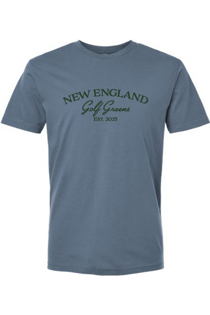 New England Golf Greens - Design One - Cotton T-Shirt - Adult Unisex