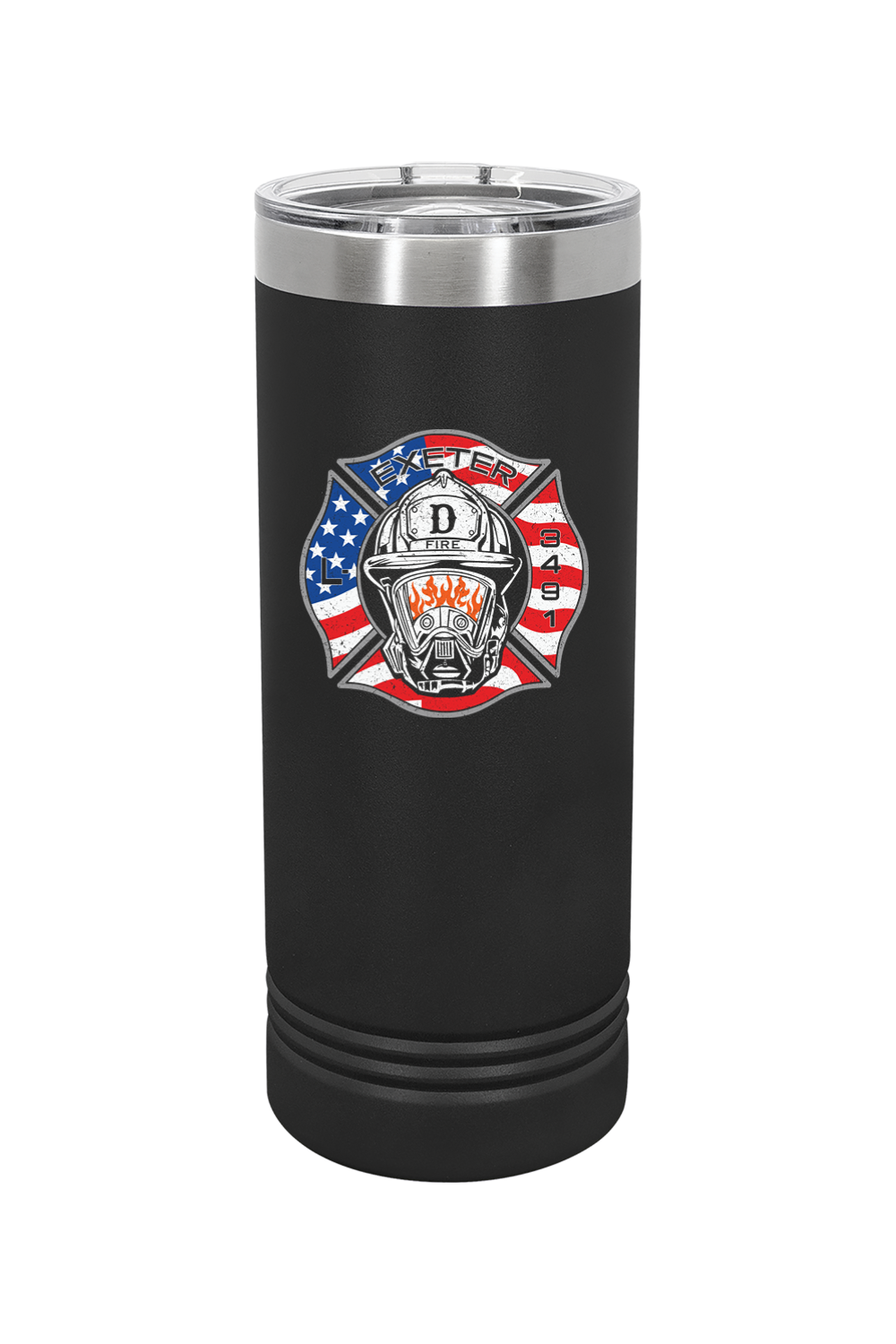 Exeter Fire D-Shift 22 oz. Skinny Tumbler with Slider Lid