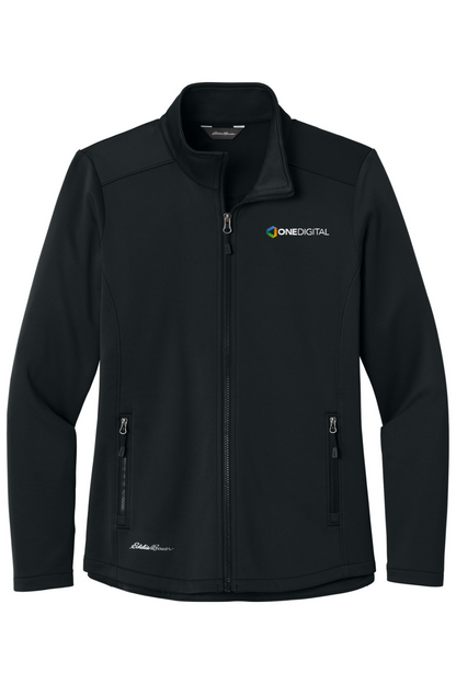 Embroidered One Digital - Eddie Bauer Women's Smooth Mid Layer Fleece Full-Zip