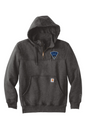 MA State Police Carhartt Rain Defender Paxton Heavyweight Hooded Zip Mock Sweatshirt - Men's