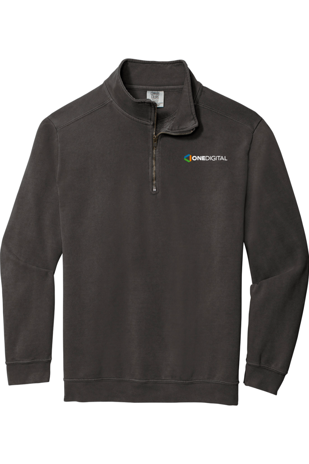 Embroidered One Digital - Comfort Colors Ring Spun 1/4-Zip Sweatshirt