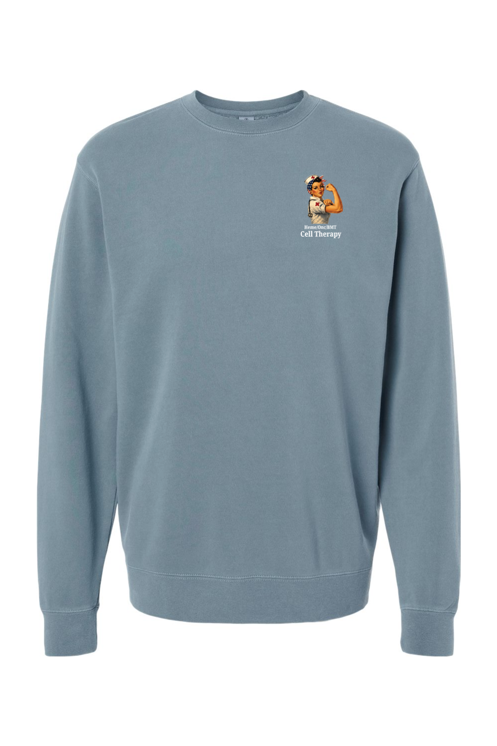 Lunder Nurse's Garment Dyed Crewneck Sweatshirt - Unisex