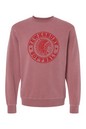 Tewksbury Red Logo Pigment-Dyed Crewneck Sweatshirt - Men's