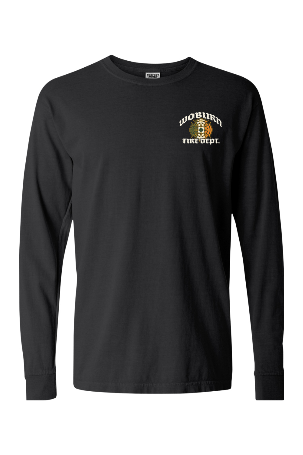 Woburn Fire St. Patrick's Day 2026 Comfort Colors Long Sleeve T-Shirt - Men's