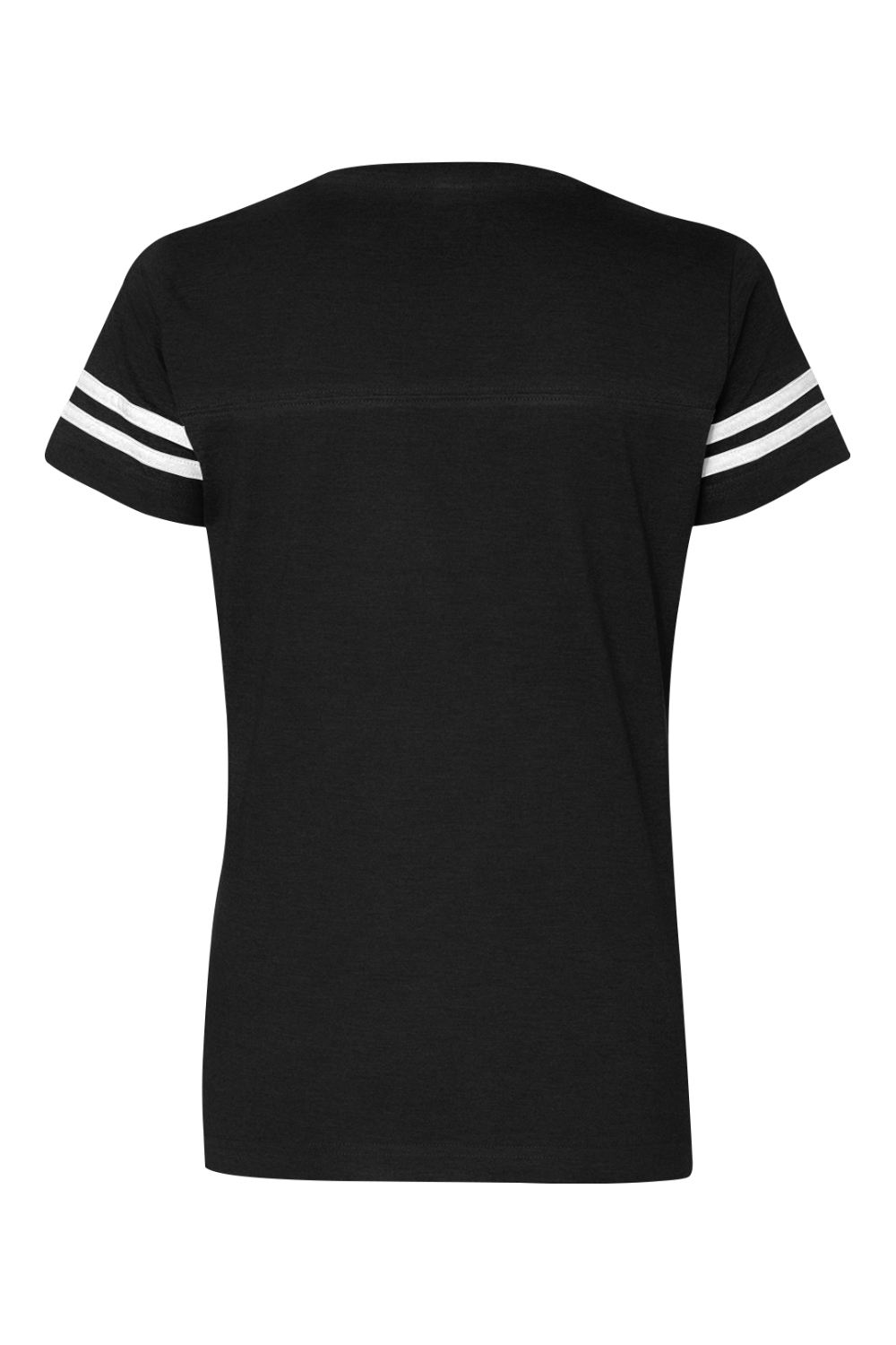 LAT Women's Football V-Neck Fine Jersey Tee - 3537