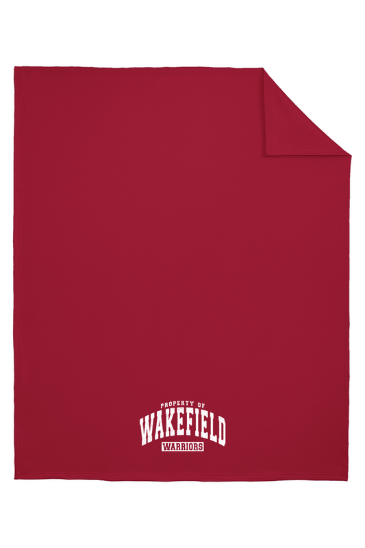 Property of Wakefield Warriors Fleece Sweatshirt Blanket