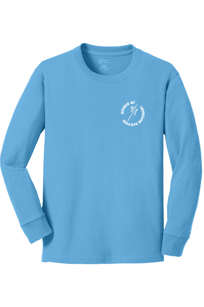 Studio of Creative Movement Dancer Long Sleeve Cotton T-Shirt - Youth