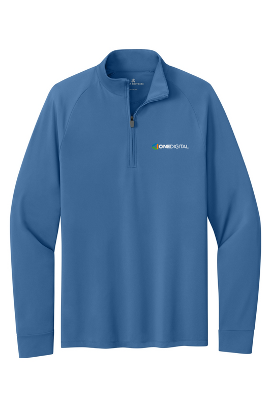 Embroidered One Digital - Brooks Brothers Luxe Performance 1/4-Zip
