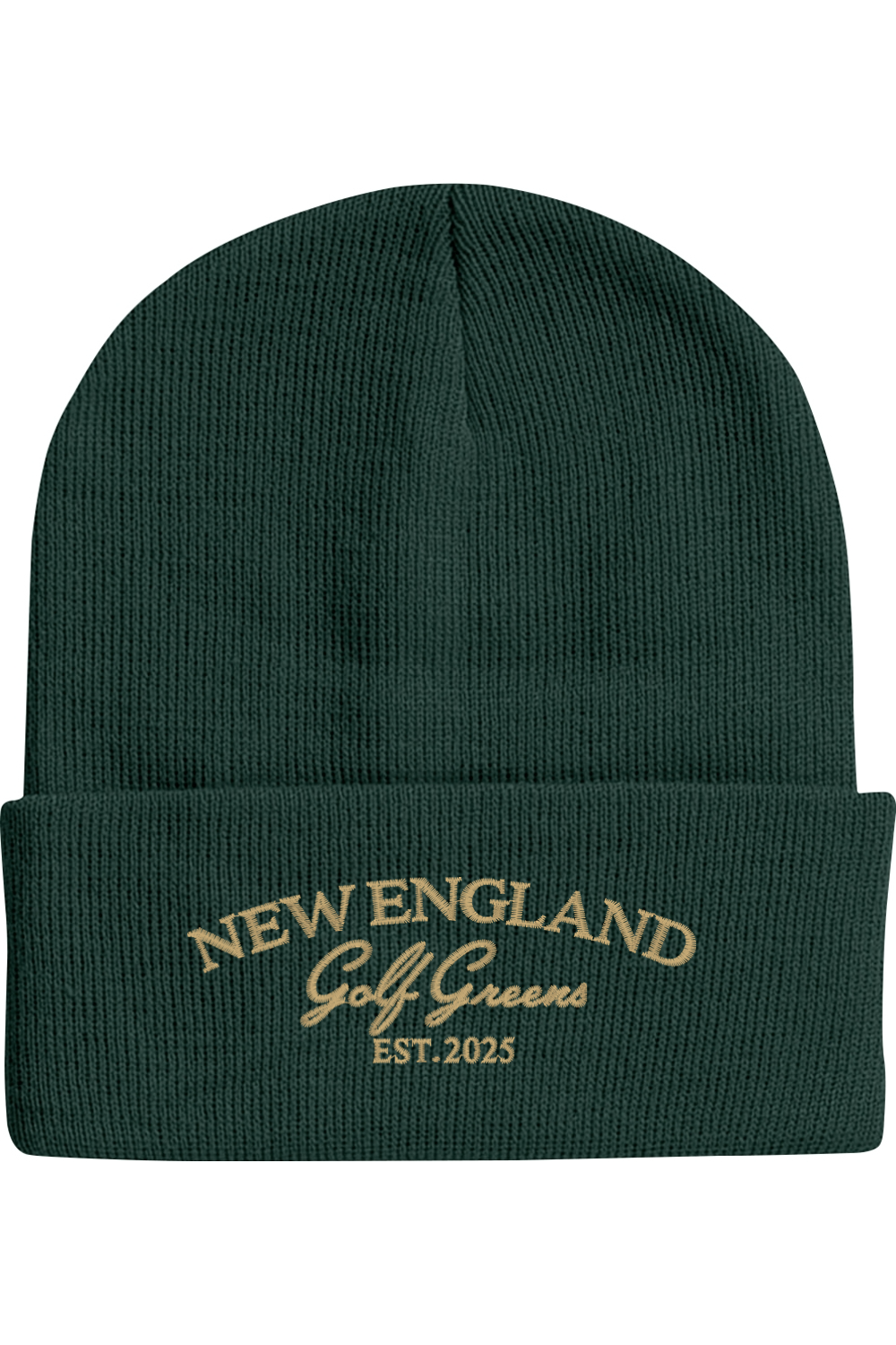 New England Golf Greens Solid 12" Cuffed Beanie