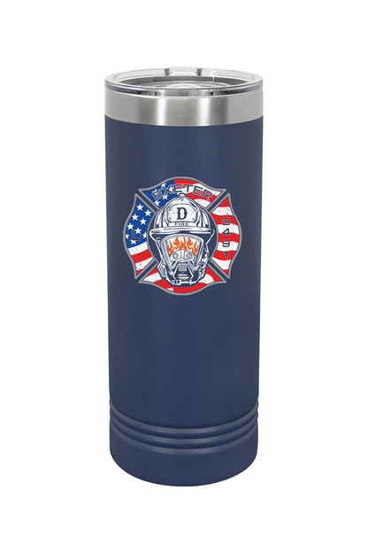 Exeter Fire D-Shift 22 oz. Skinny Tumbler with Slider Lid