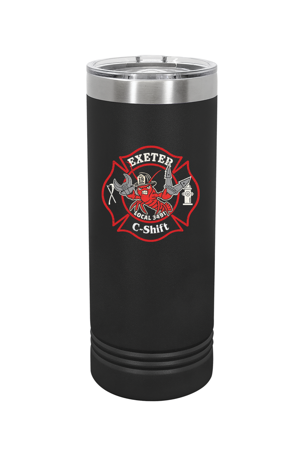 Exeter Fire C-Shift 22 oz. Skinny Tumbler with Slider Lid