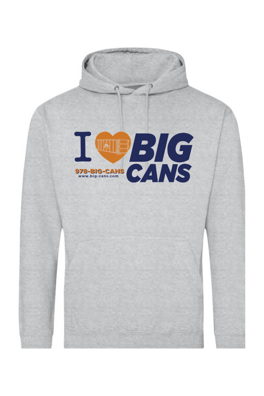 I Heart Big Cans - Midweight Hoodie - Unisex
