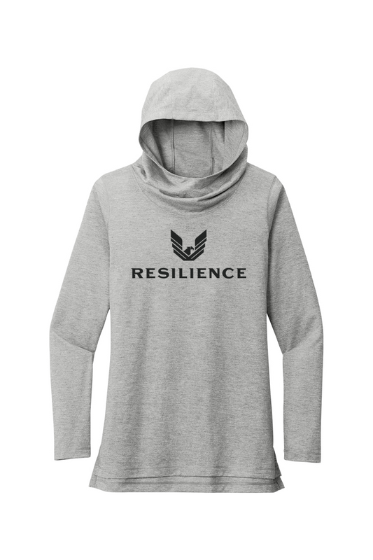 Tri-Blend Wicking Long Sleeve Hoodie Neutral - Womens
