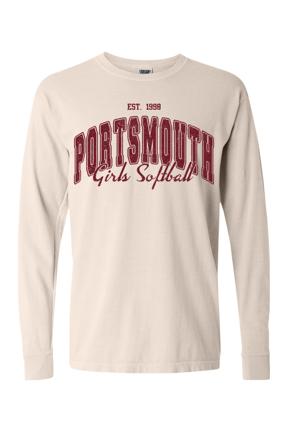 Portsmouth Softball '98 Comfort Colors Long SLeeve T-Shirt - Men's