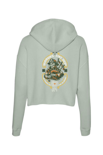 Woburn Fire St. Patrick's Day 2026 Cropped Hoodie - Women's