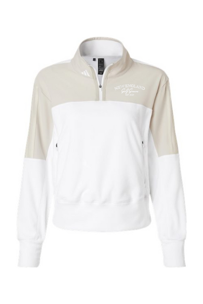New England Golf Greens - Adidas Women's Fleece Quarter-Zip Pullover